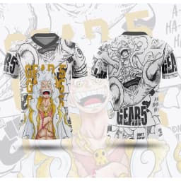 One Piece Luffy Gear 5 Manga Style 3D Quick Dry T-Shirt For Men Women Kids Summer Sports Anime Tee Family children's clothing