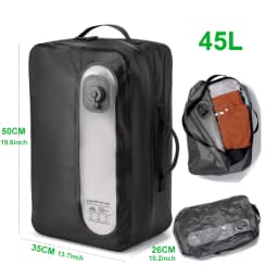 Automatic Vacuum Bag(Air Pump inside) Reusable Storage Bag Folding Outdoor Travel Compression Bag for Suitcases Backpack Luggage