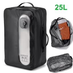 Automatic Vacuum Bag(Air Pump inside) Reusable Storage Bag Folding Outdoor Travel Compression Bag for Suitcases Backpack Luggage