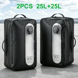 Automatic Vacuum Bag(Air Pump inside) Reusable Storage Bag Folding Outdoor Travel Compression Bag for Suitcases Backpack Luggage