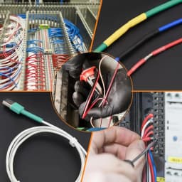 580PCS 2: 1 Cable Shrink Tube Kit Heat Assorted Pack Thermoretractile Insulation Sleeving Cable Wire Shrink Wrapping for DIY