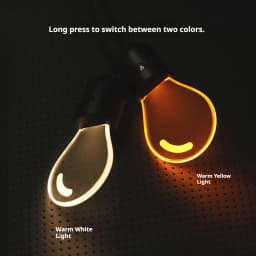 SEAMETAL Elegant Bulb Light Car Pendant Mirror Hanging Soft Glow LED Ambient Light Night Light Decoration Ornament for Vehicle