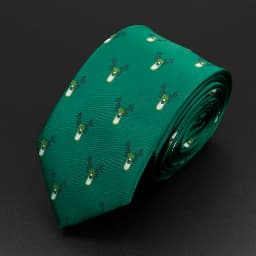Trendy Design Men's Microfiber Jacquard Necktie Animal Plant Skull Flower Woven Tie Wedding Party Father's Day Birthday Gift