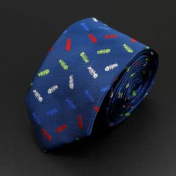 Trendy Design Men's Microfiber Jacquard Necktie Animal Plant Skull Flower Woven Tie Wedding Party Father's Day Birthday Gift