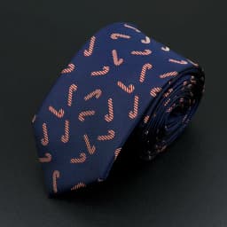 Trendy Design Men's Microfiber Jacquard Necktie Animal Plant Skull Flower Woven Tie Wedding Party Father's Day Birthday Gift