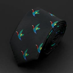 Trendy Design Men's Microfiber Jacquard Necktie Animal Plant Skull Flower Woven Tie Wedding Party Father's Day Birthday Gift