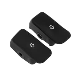 Motorcycle Turn Signal Switch Extension Caps Black Extended Button Cover For Harley Softail Breakout Slim FLS FLST FXD FXST