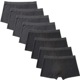 8pcs/Lot Panties Underwear Boxer Men's Sexy Mesh Male Shorts Transparent Plus Large Size 6xl 7xl 8xl Trunks for Man
