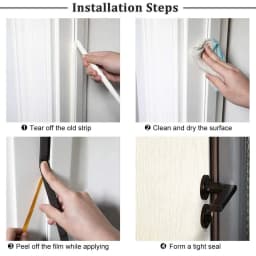 V Shape Weather Stripping Foam Strip Tape Seal Insulation Soundproofing Anti-Collision for Doors and Window Frame Gasket Draft