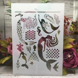 A4 29cm Rose Beautiful Long Hair Girl DIY Layering Stencils Wall Painting Scrapbook Coloring Embossing Album Decorative Template