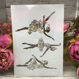 A4 29cm Rose Beautiful Long Hair Girl DIY Layering Stencils Wall Painting Scrapbook Coloring Embossing Album Decorative Template