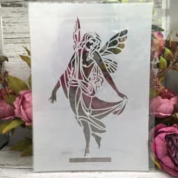 A4 29cm Rose Beautiful Long Hair Girl DIY Layering Stencils Wall Painting Scrapbook Coloring Embossing Album Decorative Template