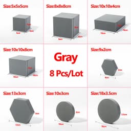 Foam Cube Photography Backdrops Props 10Colors Waterproof Photo Background Decoration Still Life Photographic Studio Accessories
