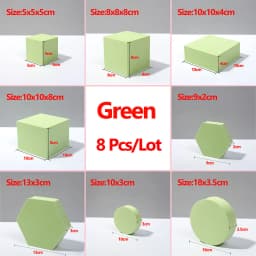 Foam Cube Photography Backdrops Props 10Colors Waterproof Photo Background Decoration Still Life Photographic Studio Accessories