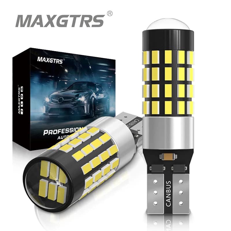 2x High Power T10 194 920 912 921 168 LED Canbus Extreme Bright 54 SMD 4014 Chip Bulbs Car Parking Backup Reverse Wide Lights