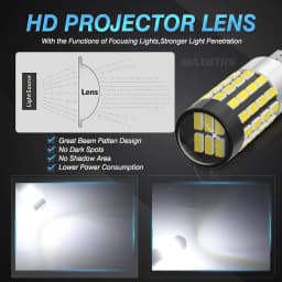 2x High Power T10 194 920 912 921 168 LED Canbus Extreme Bright 54 SMD 4014 Chip Bulbs Car Parking Backup Reverse Wide Lights