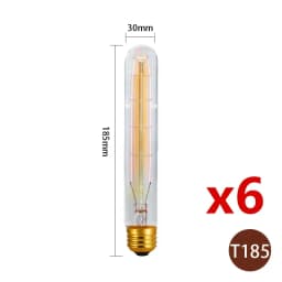 6pcs/lot Retro Edison Bulb C35 T45 ST64 G80 G95 A60 Filament Light 40W E27 Vintage Ampoule Incandescent Lamp Decorative Lights