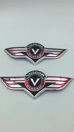 New Motorcycle 3D Chrome Gas Tank Emblem Badge Decals Sticker For Kawasaki Vulcan VN Classic VN400 VN500 800 1500 1600 1700 2000