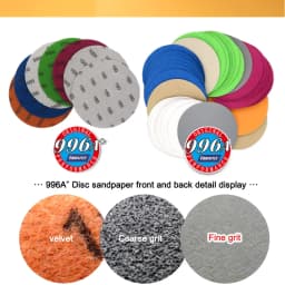 50Pcs 5 Inch 125mm Waterproof Sanding Discs Hook & Loop Silicon Carbide Sandpaper Wet/Dry 60 -10000 Grit for Polishing Grinding