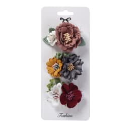 3Pcs/Set Artificial Flower Baby Girl Hair Clips Pearl Chiffon Newborn Hairgrips Photography Props Hairpins Hair Accessories