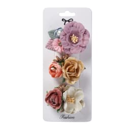 3Pcs/Set Artificial Flower Baby Girl Hair Clips Pearl Chiffon Newborn Hairgrips Photography Props Hairpins Hair Accessories
