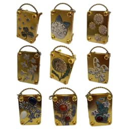 Mini Metal Micro Flower Press Kit Compact DIY Dried Flower Plant Press Preservation Tool for Scrapbooking Crafts Lover Gift