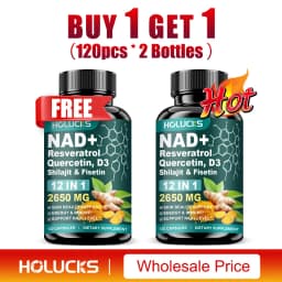 NAD+ Supplement Capsules, with Resveratrol, Anti-Aging, Promotes Cell Repair, Support Energy Vitality Immune,for Skin Health