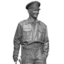 Resin Model figure soldier, GK, 1/35 British officer, Military theme, Unassembled and unpainted kit