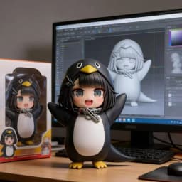 IN STOCK 6cm Arknights Endfield Pengmin Figures Pvc Little Cosplay Pengmin Model Anime Collection Desk Display Birthday Gift