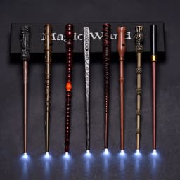 Hot Anime Cosplay Show Glow Harry Wand With Box Children Decoration Toy Accessories For Kids Bacchetta Di Plastic Magic Stick
