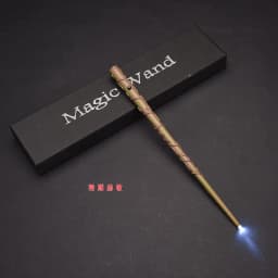Hot Anime Cosplay Show Glow Harry Wand With Box Children Decoration Toy Accessories For Kids Bacchetta Di Plastic Magic Stick