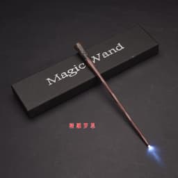 Hot Anime Cosplay Show Glow Harry Wand With Box Children Decoration Toy Accessories For Kids Bacchetta Di Plastic Magic Stick