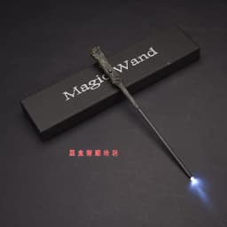 Hot Anime Cosplay Show Glow Harry Wand With Box Children Decoration Toy Accessories For Kids Bacchetta Di Plastic Magic Stick