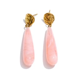Yhpup 4 Color Acrylic Resin Teardrop Dangle Summer Earrings for Women Stainless Steel Exclusive Candy Fashion Jewelry