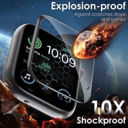 Protective Film For Apple Watch 44mm 45mm 40mm 41mm 49mm 38mm 9D Curved Screen Protector For iWatch Series 9 8 7 6 5 Ultra 3 2 1