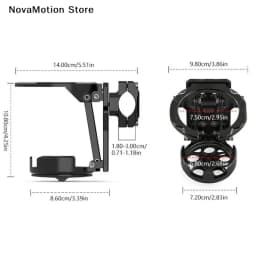 1Pcs Motorcycles Bottle Holder Water Cup Bracket Holder Accessories Foldable Turntable Motorcycle Cup Holder For Handlebar