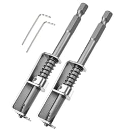 Spring Loaded Screw Holder Bit,Screw Gripper Tool Universal Anti-drop Screwdriver Bit Screws Retaining Holders Clamp Fixing Set