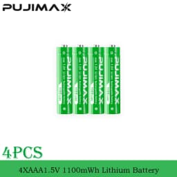 PUJIMAX Rechargeable Li-ion Battery 1.5V AA 4255mWh AAA 1100mWh+Charger for Clock Radio Video Game Digital Camera AA AAA Battery