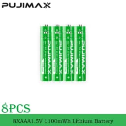 PUJIMAX Rechargeable Li-ion Battery 1.5V AA 4255mWh AAA 1100mWh+Charger for Clock Radio Video Game Digital Camera AA AAA Battery