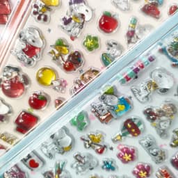 3PCS 3D Relief Snoopy Crystal Stickers Cute Aesthetic DIY Decals for Student Journal Phone Case Decor Stationery Gift Set