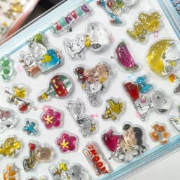 3PCS 3D Relief Snoopy Crystal Stickers Cute Aesthetic DIY Decals for Student Journal Phone Case Decor Stationery Gift Set