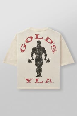 2026 Golds Gym New Age Tees Mens Large-sized Printed T-shirt - Suitable for Daily Workouts Can Be Worn By Both Men and Women