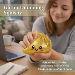 Flash Dumpling Slow Rebound Squishy Ball Soft Pinch Stress Relief Toy Home Office Decor Gift