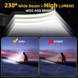 LED Sensor Headlamp USB Rechargeable Led Head Torch Built-in Battery Head Flashlight Outdoor Camping Fishing Headlight Lantern
