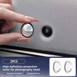 SEAMETAL Car Camera Protective Cover–Rainproof/Dustproof Anti-Gravel Scratch with High Clarity & 360° View HD Transparent Cover