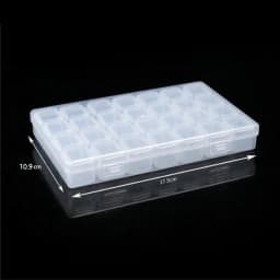 56/28Grid The Compact PP Storage Box Can Be Used To Store Beads Nail Tools and Empty Plastic Storage Containers