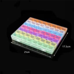 56/28Grid The Compact PP Storage Box Can Be Used To Store Beads Nail Tools and Empty Plastic Storage Containers