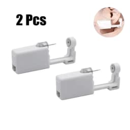 1-10pcs Safety Ear Piercing Gun Kit Women Men Disposable White Plastic Sterile Ear Piercing Device Fashion Simple Piercing Tools