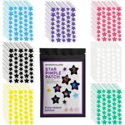 280/1120/1680pcs of multi-color star acne patches, facial acne patches, concealer acne patches, and pimples patches, ultra-thin