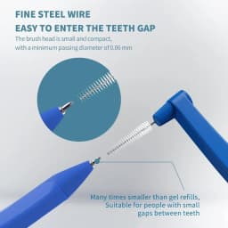 20Pcs Interdental Brush For Dental Orthodontic Clean Between Teeth Cleaning Tools Soft Micro Brushes